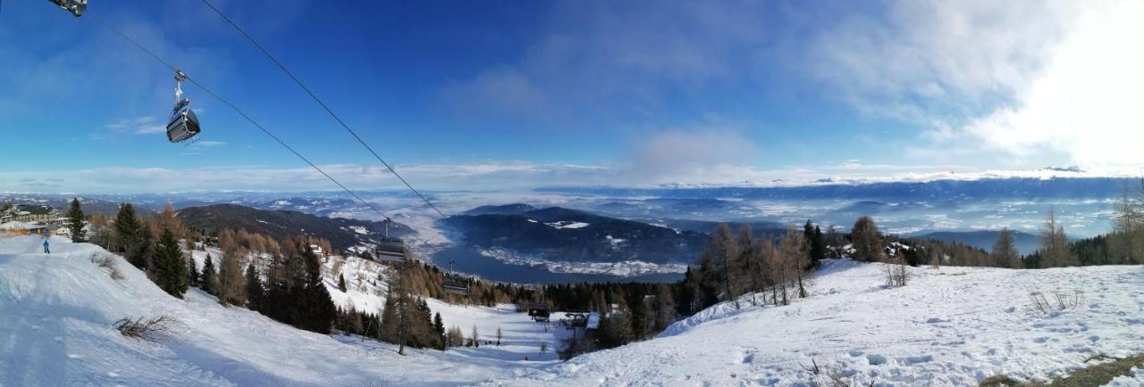 Gerlitzen Ferienappartement Paul Im Ski- Und Wandergebiet, Kanzelhoehe, Ossiacher See Deutschberg Eksteriør billede